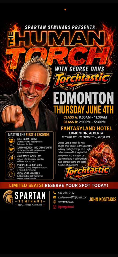 George Dans - The Human Torch Live Event